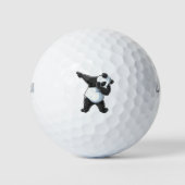 Dabbing Panda Print Dab Beer Dans Mannen Vrouwen K Golfballen (Voorkant)