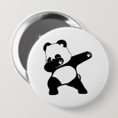 Dabbing Panda Ronde Button 4,0 Cm (Voorkant /achterkant)