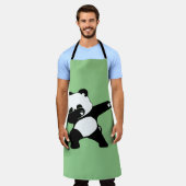 Dabbing Panda Schort (Gedragen)