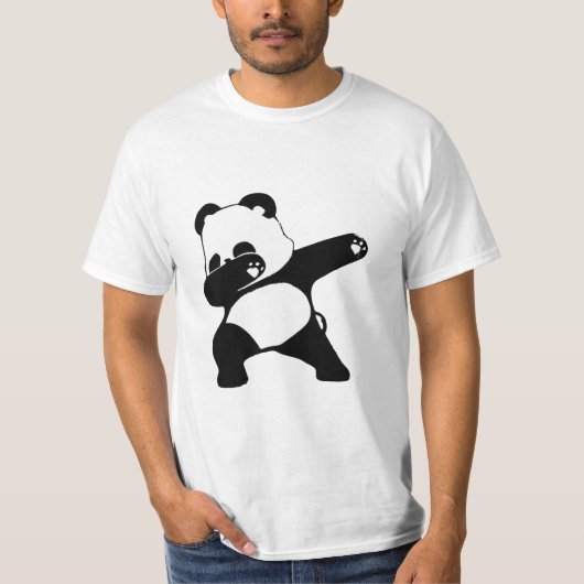 Dabbing Panda-shirt T-shirt (Voorkant)