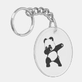 Dabbing Panda Sleutelhanger (Voorkant Links)