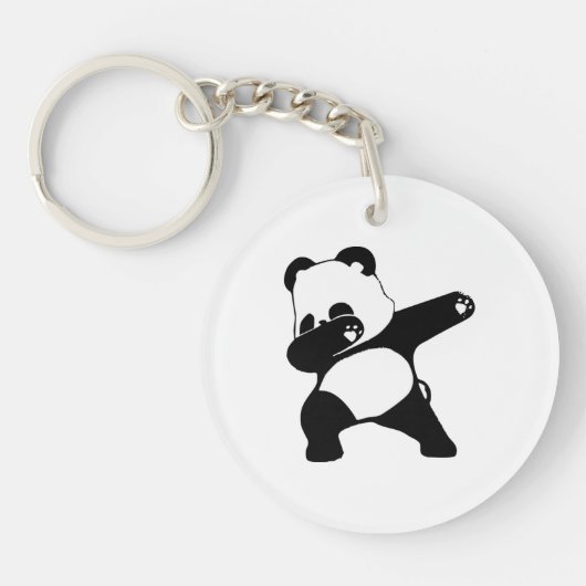 Dabbing Panda Sleutelhanger (Voorkant)