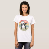 Dabbing Panda T-shirt (Voorkant volledig)