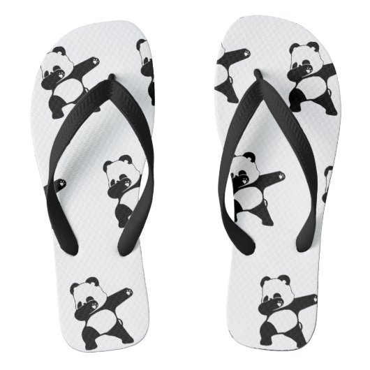 Dabbing Panda Teenslippers (Voetbed)