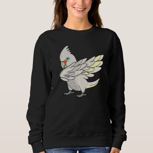 Dabbing Parrot I Goffins Cockatau Trui (Voorkant)