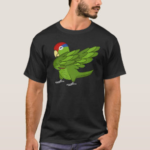 Dabbing Parrot I Mexicaans Rood met Amazon T-shirt