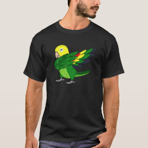 Dabbing Parrot ik dubbelgeel in Amazon T-shirt