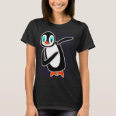 Dabbing Penguin Cool Penguin Dab Dance Dancing Cut T-shirt (Voorkant)