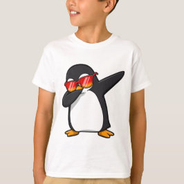 Dabbing Penguin Dearing Zonnebril Dabberen Dansen  T-shirt