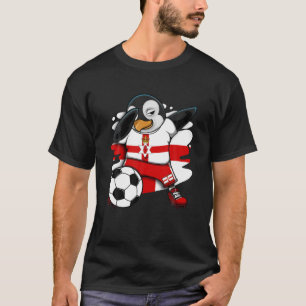 Dabbing Penguin Northern Ireland Soccer Fans Jerse T-shirt
