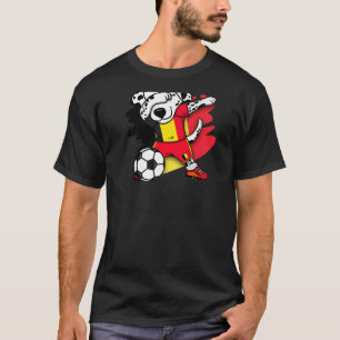 Dabbing Penguin Slovakia Soccer Fans Jersey Footba T-shirt