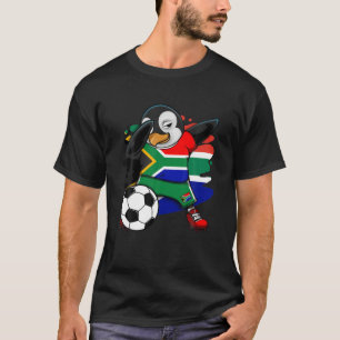Dabbing Penguin South Africa Soccer Fans Jersey T-shirt