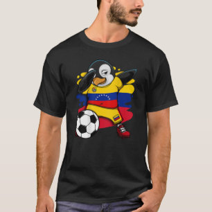 Dabbing Penguin Venezuela Voetbal T-shirt
