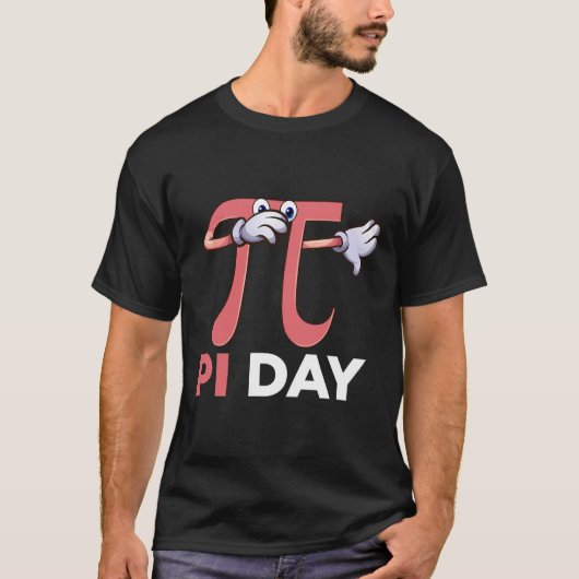 Dabbing Pi Wiskunde Science Stem Gift 3.14 Pi Dag T-shirt (Voorkant)