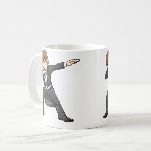 Dabbing Piano Boy Piano Student For A Piano Player Koffiemok (Voorkant links)