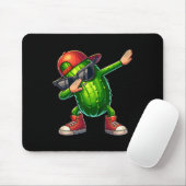 Dabbing Pickle Dancing Cucumber Lover Funny Pickle Muismat (Met muis)