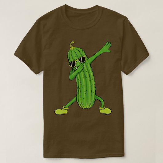 Dabbing Pickle Danser Cucumber lover Funny Gifts T-shirt (Design voorkant)