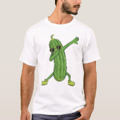 Dabbing Pickle Danser Cucumber lover Funny Gifts T-shirt (Voorkant)