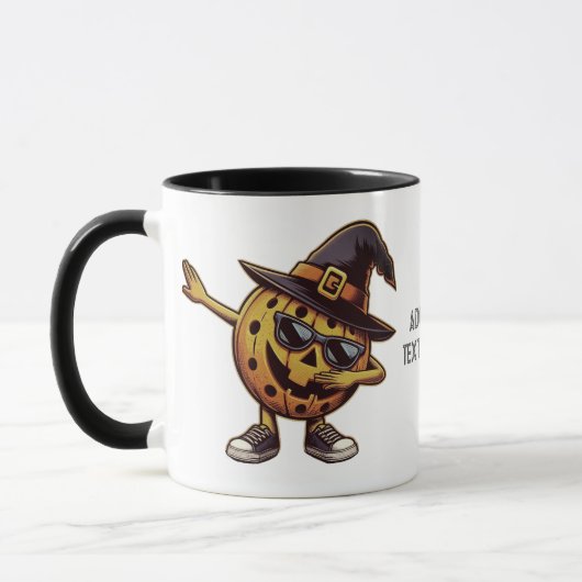 Dabbing Pickleball Pumpkin Halloween Sport Mok (Links)