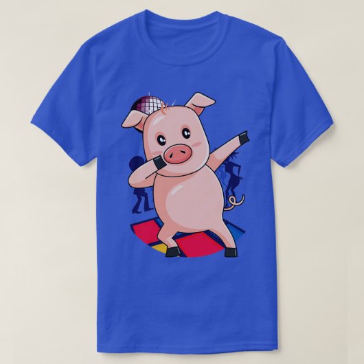 Dabbing Pig Dansend Boerderij Animal Piglet (3) T-shirt (Design voorkant)
