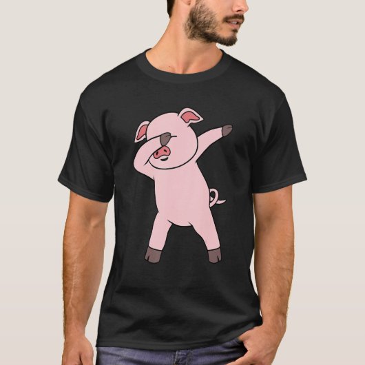 Dabbing Pig T-shirt (Voorkant)