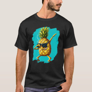 Dabbing Pineapple Aloha Sunbril Beach Dance Haw T-shirt