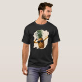 Dabbing Pineapple Aloha Sunbril Beach Dance Haw T-shirt (Voorkant volledig)