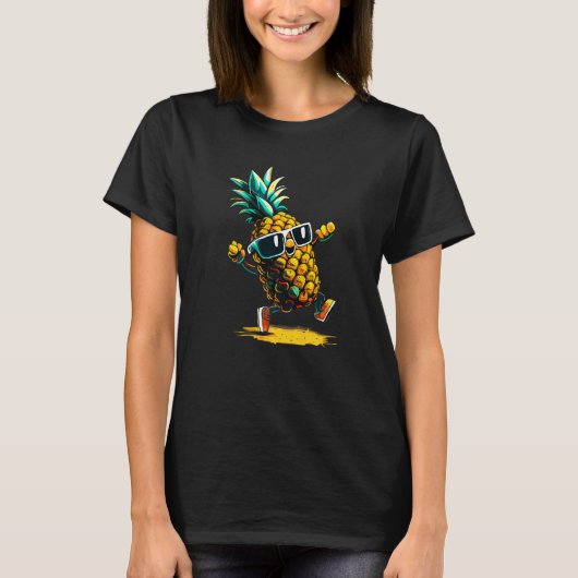 Dabbing Pineapple Hawaiian s Tropical Aloha Beache T-shirt (Voorkant)