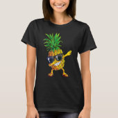 Dabbing Pineapple Sunbril Aloha Beaches Hawaï T-shirt (Voorkant)