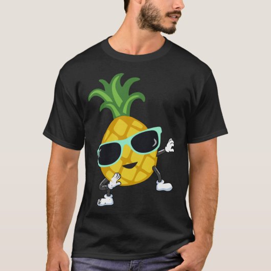 Dabbing pineapple sunglasses pool party for men wo t-shirt (Voorkant)