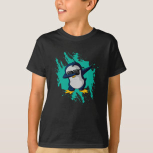 Dabbing Pinguin Dab Cold Ice Funny Gift Idee Cool T-shirt