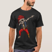 Dabbing Pirate Skeleton 2 T-shirt (Voorkant)