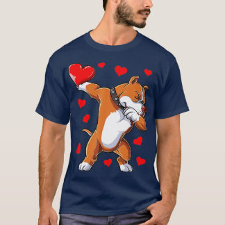 Dabbing Pit Bull Heart Valentijnsdag Boys Kinder G T-shirt