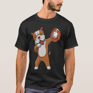 Dabbing Pitbull Dog Cute Pit Bull Dab Boys Basebal T-shirt