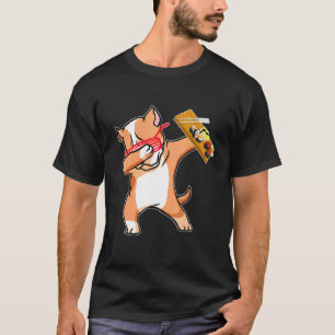 Dabbing Pitbull Hond Sushi T Rijstkoker Dier T-shirt