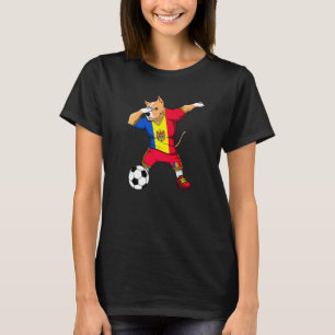 Dabbing Pitbull Moldavië Voetbalfans T-shirt Molda