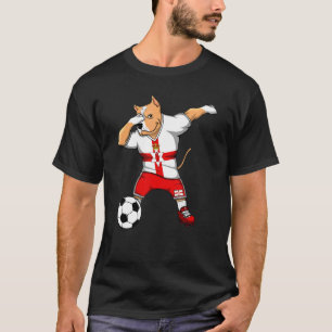 Dabbing Pitbull Noord-Ierland Voetbalfans Jerse T-shirt