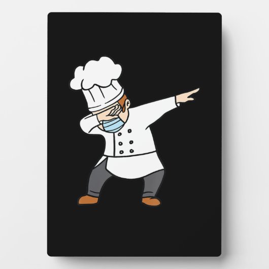 Dabbing Pizza Chef Baker Pizzabaker Dab danscadeau Fotoplaat (voorkant)