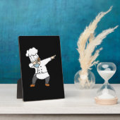 Dabbing Pizza Chef Baker Pizzabaker Dab danscadeau Fotoplaat (Zijkant)