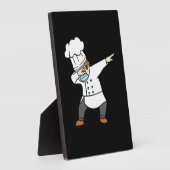Dabbing Pizza Chef Baker Pizzabaker Dab danscadeau Fotoplaat (Zijkant)