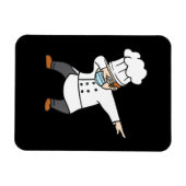 Dabbing Pizza Chef Baker Pizzabaker Dab danscadeau Magneet (Horizontaal)
