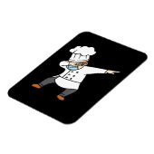 Dabbing Pizza Chef Baker Pizzabaker Dab danscadeau Magneet (Linkerzijde)