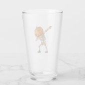 Dabbing Pompoen - Enge Skelet Kostuum - Grappige H Glas (Achterkant)