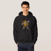 Dabbing Pompoentaart Thanksgiving Day Hoodie (Voorkant volledig)