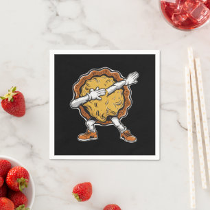 Dabbing Pompoentaart Thanksgiving Day  Servet