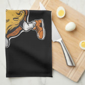 Dabbing Pompoentaart Thanksgiving Day  Theedoek (Quarter Fold)