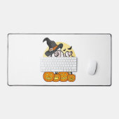 Dabbing Poodle Halloween Bureaumat (Keyboard & Muis)