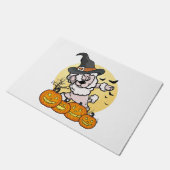 Dabbing Poodle Halloween Deurmat (Schuin)