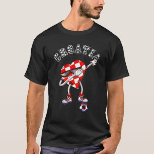 Dabbing Potato Kroatisch Football Kroatische Pride T-shirt