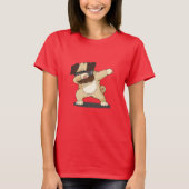 Dabbing Pug Funny Shirt (Voorkant)